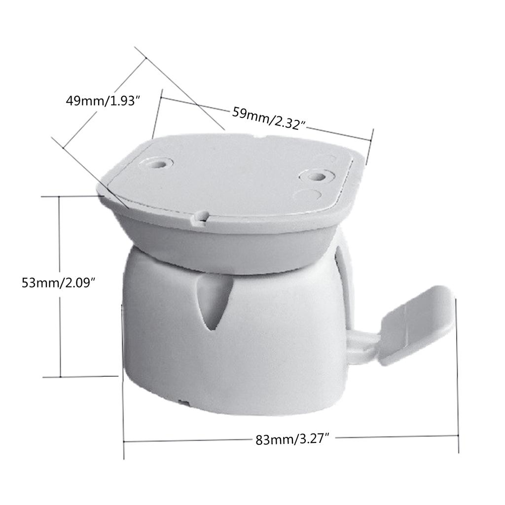 RV Baggage Door Catch Compartment Clips Plastic Door Catch Latch Holder Cargo RV Trailer Caravan Motorhomes Stop Entry