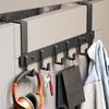 Heavy Duty Clothing Bag Holder Storage Porch Aluminum Row Hook Storage Hooks Over The Door  Clothes