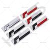 CJOZW1 3D Metal VWR Emblem Badge Racing Line Rear Trunk Decal Tailgate Car Stickers For Golf GTI Sagitar Magotan Arteon Touarwg