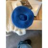 Rabbit Fur Beret Women's Autumn and Winter Knitted Plush Large Head Circumference Korean Version Beilei Painter Hat Shows Small Face