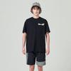 GOSTREET Painted Print Short Sleeve T-Shirt - Black