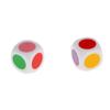 For Kids Family 5Pcs/Lot Board Game 16 Mm Acrylic Six Sided White Color Dices Cube Dice