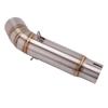 Slip On For Honda CBF600N CB600 CB600F Variation Hornet 600 Motorcycle Exhaust Escape Mid Link Pipe Connecting 51mm Moto Muffler