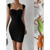 Body-Hugging Halter Strapless Dress Skinny Sheath Sling Tube Top Jumpsuit Skirt