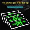 Self-Luminous Emergency Exit Sign
