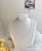 Alleun Silver 925 Curved Chain Necklace Bold Layered