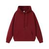 Men's Heavyweight Antibacterial Faux Cotton Hoodie - Solid Color, Unisex, Fall/Winter Essential