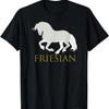 Beautiful Friesian Horse TShirts for Wife Husband Partner