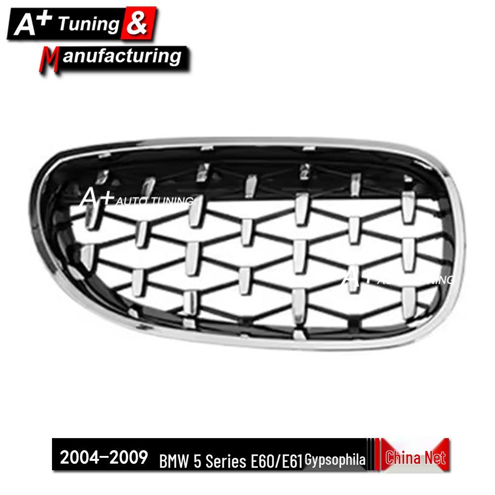 Chrom Sternen-Stil Kühlergrill für BMW 5er E60/E61 2004-2009