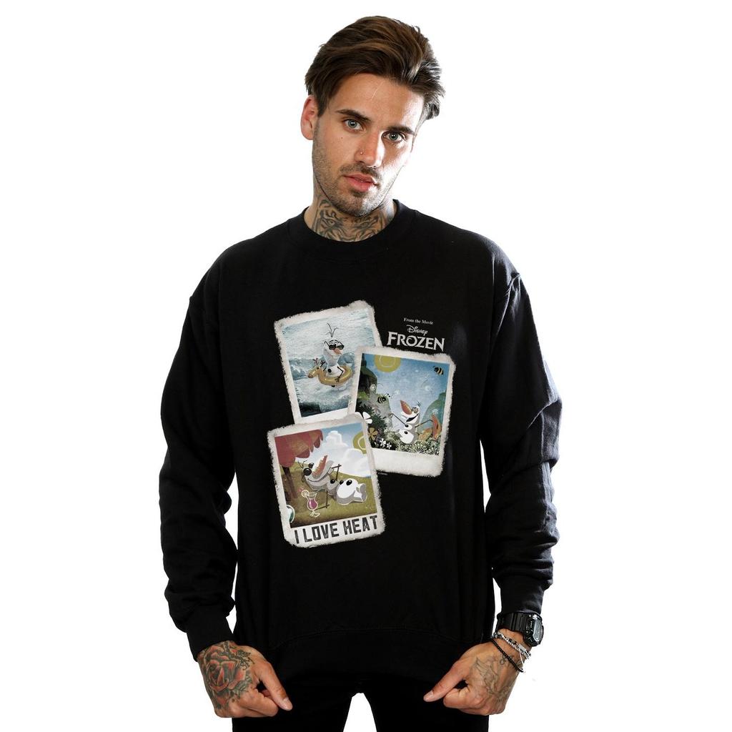 frozen Mens Olaf Polaroid Sweatshirt