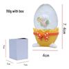 Easter Cute Glass & Resin Bunny Egg Ornaments for Window & Courtyard Decor