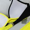 Women Sexy Swimwear Patchwork Halter Bikini Set Criss Cross Swimsuit Push-up Two Piece Bathing Suit