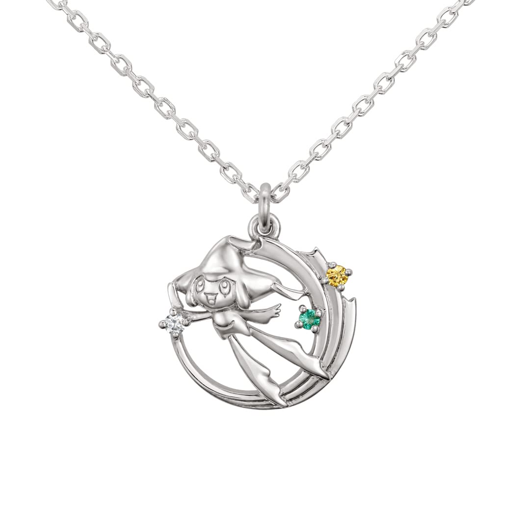 

Pokemon Jirachi Necklace Silver Unisex Men Women Popular Accessories Jewelry Present Gift [U-Treasure]