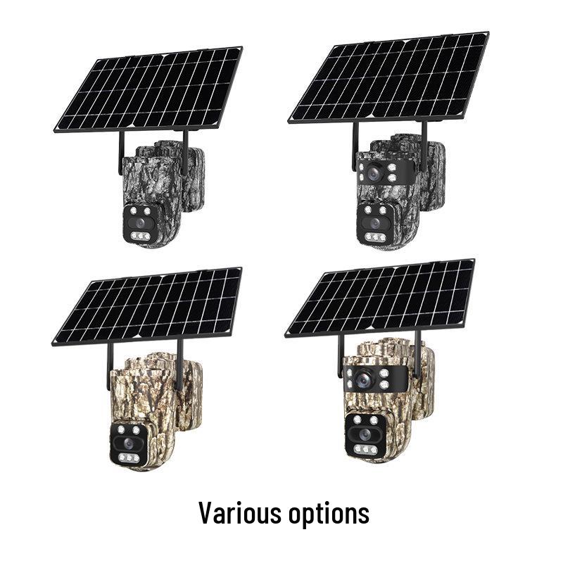 AOV 4G Outdoor Camouflage Solar Surveillance Binocular Camera - Waterproof Photography Head