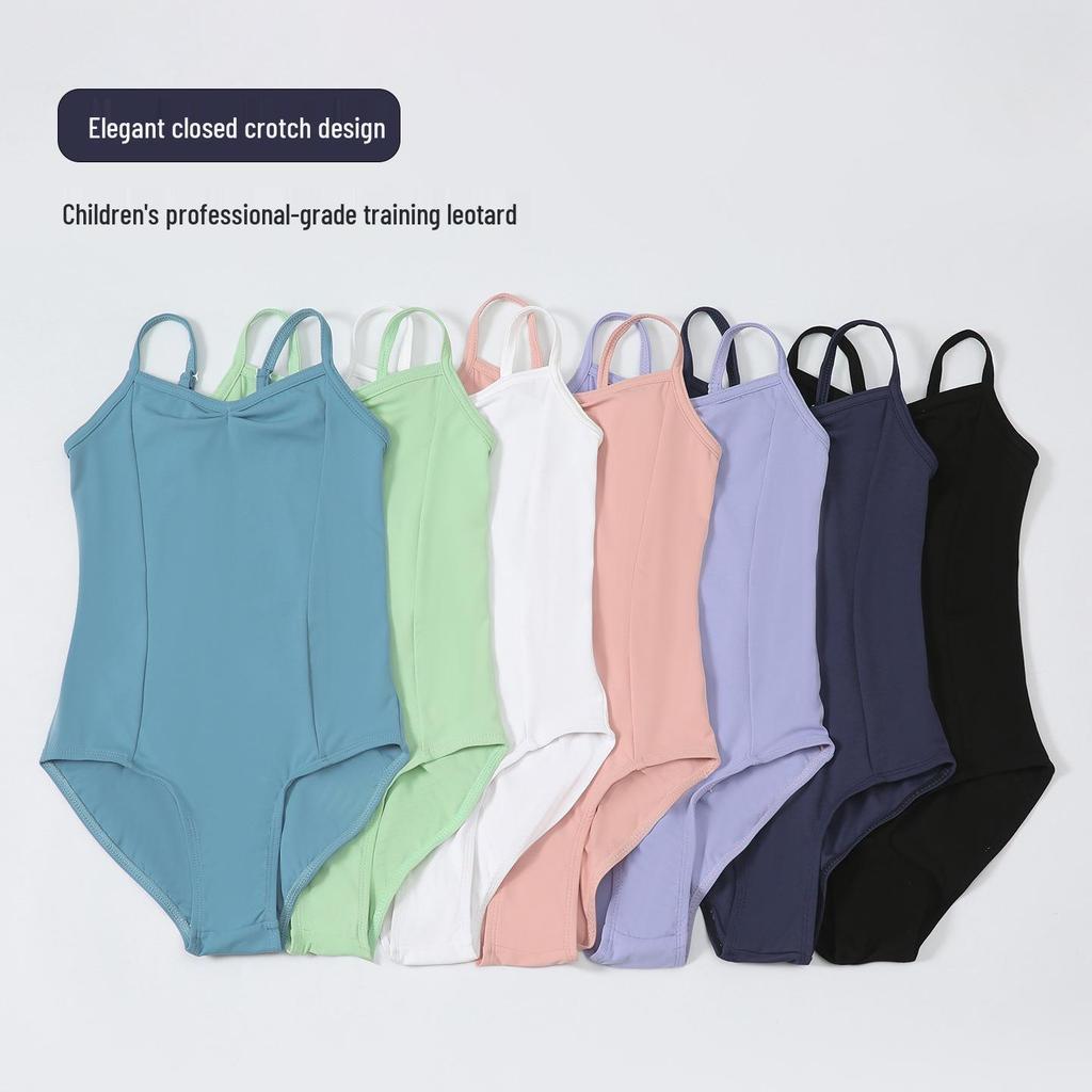 Children's Camisole Leotard for Dance, Skating, Ballet, and Chinese Dance Practice