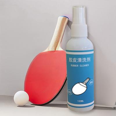 1Bottle 100ML raketa na stolní tenis Speciální čisticí prostředek Guma Čištění Údržba Zařízení pro údržbu