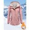 Autumn Winter Fleece Lined Hooded Jacket Waterproof Top for Men Women, Hot Popular Casual Outerwear