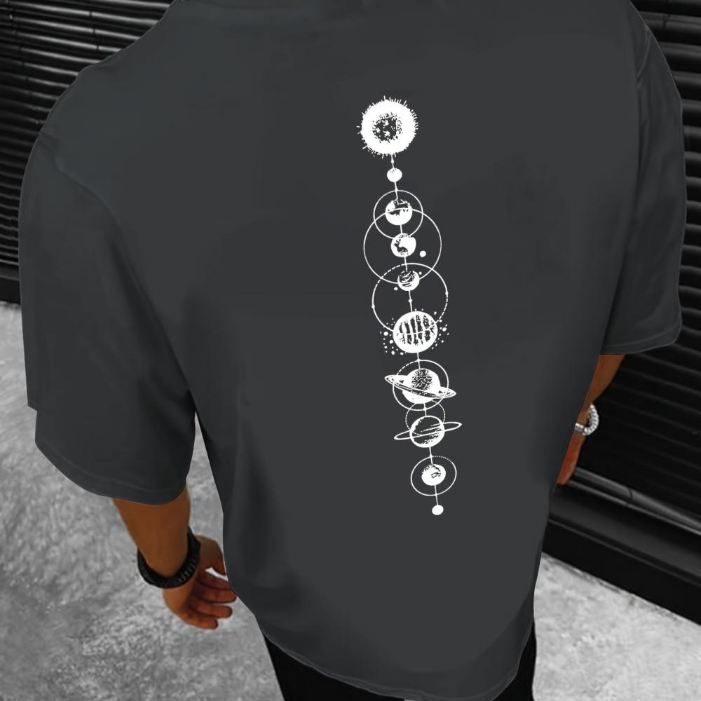 Summer men's T-shirt 3d American fashion print Daily casual shorts long-sleeved T-shirt Men's clothing streetwear Tops Harajuku