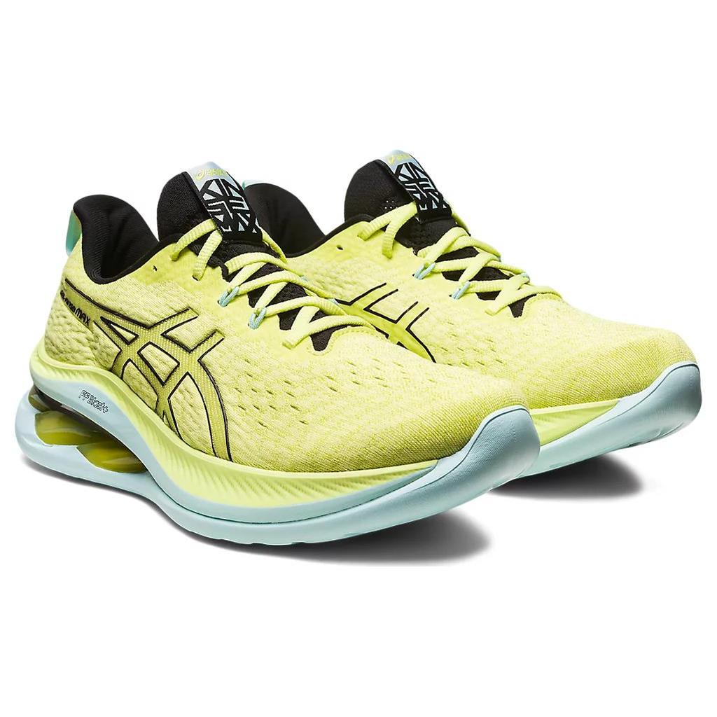 Nye Asics Gel Kinsei Max Glødende Gul Svart 1011B696-750
