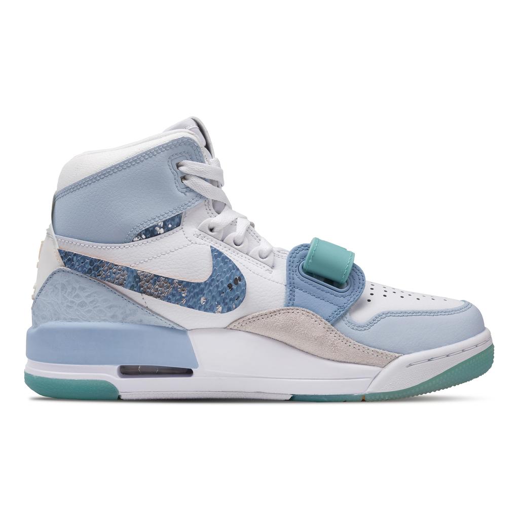 Jordan Legacy 312 Blue Dragon Abrasion Resistant Abrasion Resistant High Top Vintage Basketball Shoes Men's Blue White FV3625-181(Team73-)
