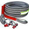 Cuerda de remolque de alta resistencia para coche, cable de rescate de emergencia duradero