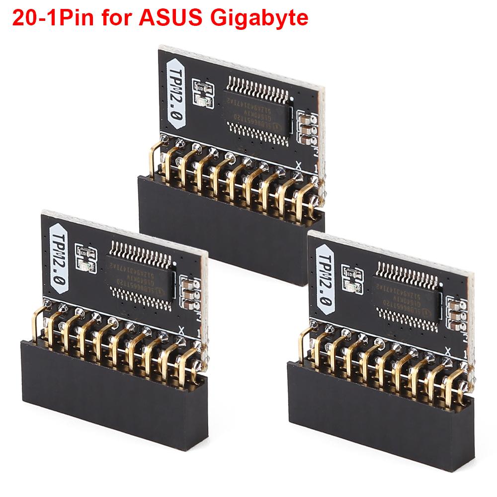 10-1PCS TPM 2.0 Encryption Security Module Board 4GB For ASUS ASRock MSI ASRock GIGABYTE LPC 14/18/20 Pin Motherboards Card