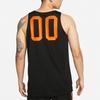 Herren Nike Sport Kreativer Druck Laufen Basketball Trikot/Weste Schwarz DH6756-352