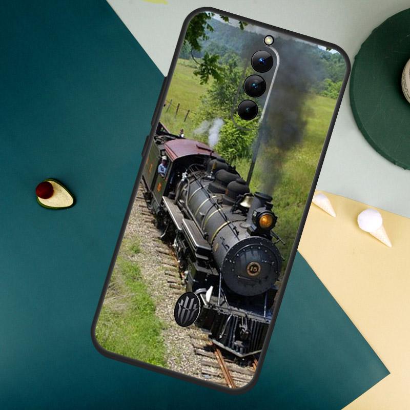 Classic Steam Train Railway For ZTE Nubia Red Magic 10 Air 8 9 8S 9S 10S Pro Plus 7 6S 7S Pro Red Magic 11 Pro Plus Case