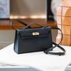 Erste Generation Palm-Korn Rindsleder Dukopp Lokomotive Edelstahl-Beschläge mit langem Schultergurt Crossbody Schulter Damen-Tasche