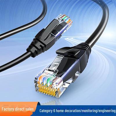 Cablu Gigabit Ethernet categoria 6 cu conectori RJ45, opțiuni de lungime de la 10 m la 100 m