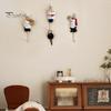 Wall Mounted Hooks for Shopping Bags Chef Style Sticky Hook, Resin Kitchen Organizer, Funny Decor Accessories Adhesive Decorative Hook Spatulas