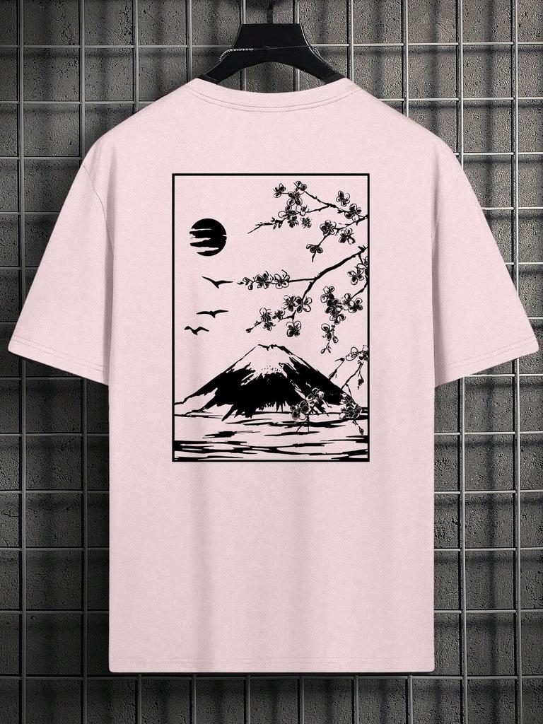 Manfinity Hypemode Men Mountain Print Tee