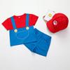 Super Mario Bros Costumes Cosplay Show Set For Kids With Stylish Cartoon Design