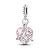 Copper Metal Pink Color Love Color Flower Colorful Drawing Board Pendant Bead Components Camera Charm Bead Components Bead Component Compatible With