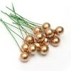 50/100Pcs Simulated Decorative Berries Christmas Artificial Flower Fruit Cherry Plants Home Christmas Party Decoration DIY Gift