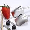 Dessert Spoon Spade Head Design Stainless Steel Ice Cream Fruit Dessert