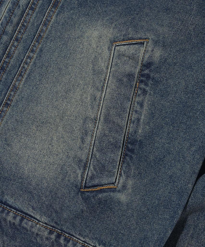 RAYFIKERS Brush Cut Denim Jacket Mq1Ju019_Indigo