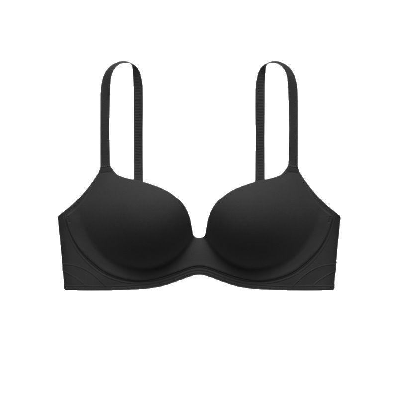 Traceless Underwear Women's Small Breasts Gather, Lift the Upper Support, Thicken and Show the Chest Size Without Steel Ring, Close the Sub-breasts