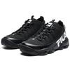 FILA Spaghetti Synthetic Leather Fabric TPU Comfortable Low-Top Retro Basketball Shoes Women sneakers Black F12W014115FBK