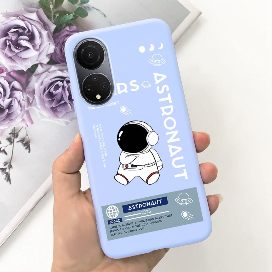 For Honor X7 X7a X7b Case Cute Astronsauts Cartoon Cover Soft TPU Phone Case For Honor X7a X 7 b HonorX7 HonorX7a HonorX7b Shell