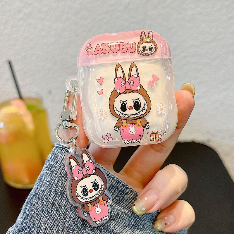 

Protective Case Pro2 Earphone Case Second and Third Generation Noise Reduction Version Third Generation Fourth Generation Korean Series Cute Apple Airpods 3 [Cute labubu] Send pendant