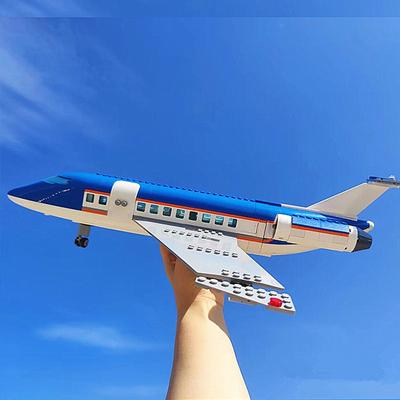 718PCS Załogowy Terminal Pasażerski Lotnisko Samolot Klocki Klocki Model Wahadła Kosmicznego Kompatybilne Zabawki Prezenty Dla Dzieci