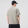 New Heavyweight Pure Cotton Short-sleeved T-shirt for Men's Summer Round Neck Loose Large Size Casual Half-sleeved Top