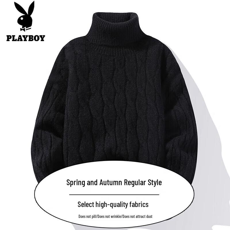 Мужской свитер-водолазка PLAYBOY L