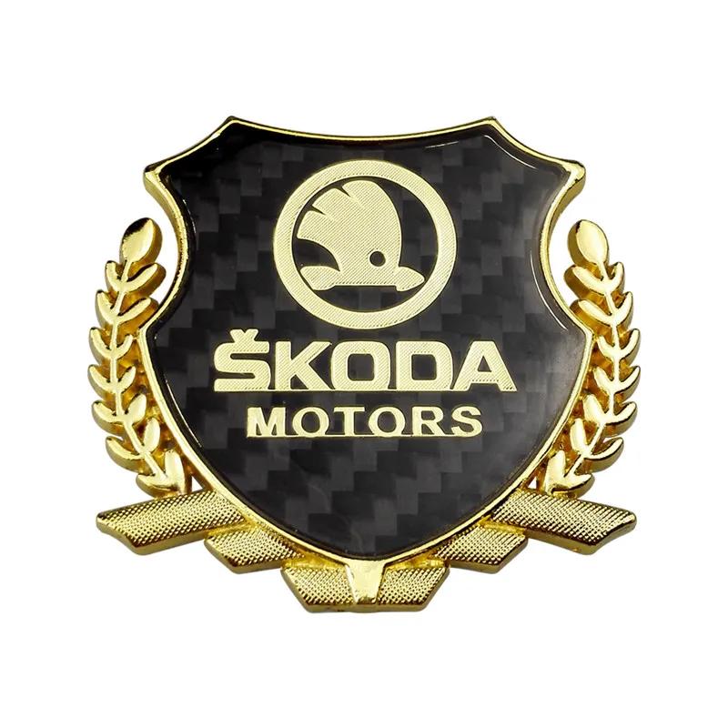 Naklejka na szybę samochodową Odznaka na bagażnik do logo Skoda Kodiaq Rapid Yeti Octavia 3 Fabia Superb 2 Kodiak Citigo Felicia Karoq Kamiq Scala fsvr64