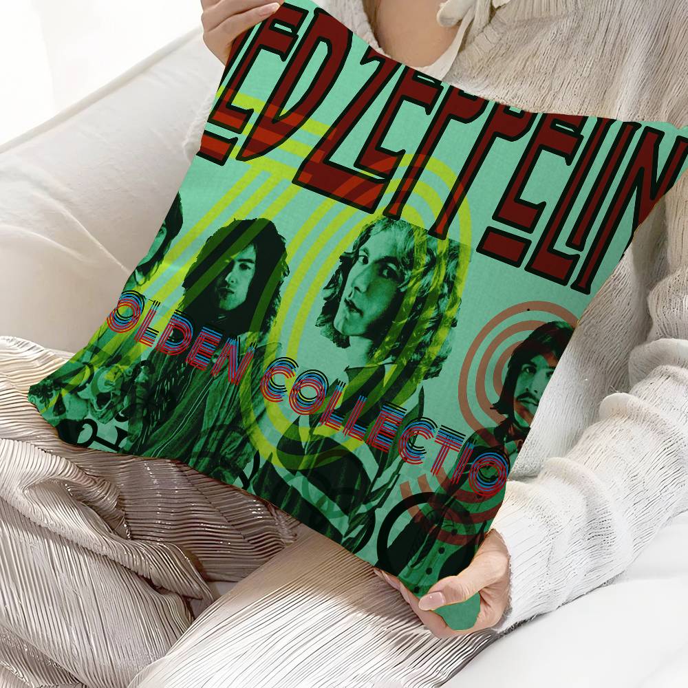 L-Led Z-Zeppelins Pillow Cushion Cover Pillowcase Living Room Sofa Home Decor Customized