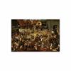 Pieter Bruegel cel Bătrân Imprimeu Lupta dintre Carnaval și Post Artă Tablou pe Pânză Căderea Îngerilor Rebeli Poster Decor