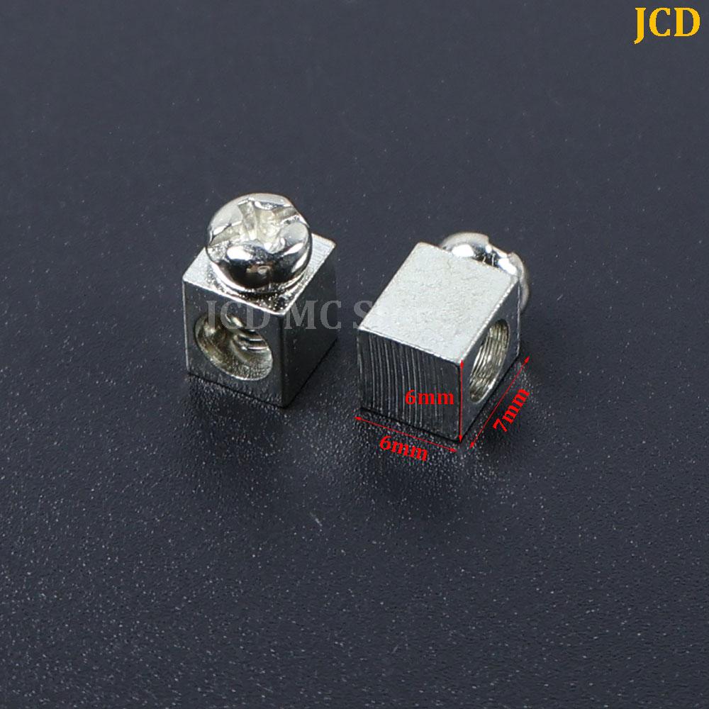 5-20PCS 15A 20A DC Terminals Through Hole High Current PCB Screw Copper Square Solder Board Drive Power Wire Terminal Connector