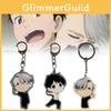 Yur On Ice Katsuki Yuri Victor Nikiforov Acrylic Keychain Unique Printed Cartoon Pendant Gift For Anime Fans
