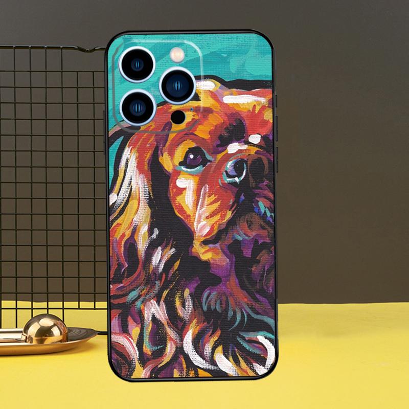 Cavalier King Charles Spaniel Handyhülle Für iPhone 15 14 13 12 11 Pro Max X XR XS Max 7 8 Plus 12 13 Mini Rückseite